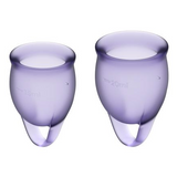 Load image into Gallery viewer, Satisfyer Feel Confident Menstrual cups - purple