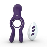 Load image into Gallery viewer, Tracy&#39;s Dog - Remote Vibrating Penis Ring - Purple