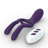 Load image into Gallery viewer, Tracy&#39;s Dog - Remote Vibrating Penis Ring - Purple