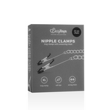 Load image into Gallery viewer, Long nipple clamps with chain