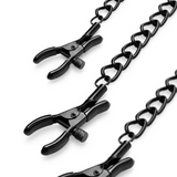 Load image into Gallery viewer, Nipple &amp; Clitoris Clamps - Black