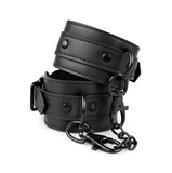 Load image into Gallery viewer, Handcuffs in imitation leather ankles - black