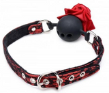 Load image into Gallery viewer, Eye-catching ball gag with rose