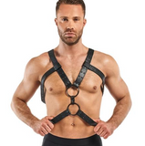 Load image into Gallery viewer, Rocco Bondage Harness - Black