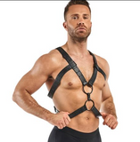 Load image into Gallery viewer, Rocco Bondage Harness - Black