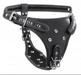 Load image into Gallery viewer, Double Penetration Strap On Harness - Black