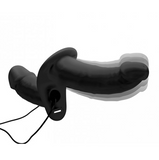 Load image into Gallery viewer, Power Pegger Double Strap-On Vibrator - Black
