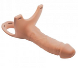 Load image into Gallery viewer, Hollow Strap-On Silicone Dildo With Harness