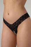 Load image into Gallery viewer, Pear Bottomless Panties Pia - Black