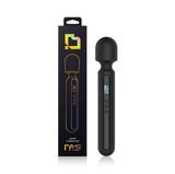 Load image into Gallery viewer, BLAQ - Digital Wand Vibrator Black 360 grams