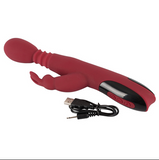 Load image into Gallery viewer, Thrusting, Rotating and Warming Rabbit Vibrator