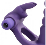 Load image into Gallery viewer, Double Delight Dual Penetration Vibrating Rabbit Penis Ring