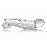 Indlæs billede til gallerivisning Clear Extender Curved Penis Sleeve