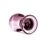 Load image into Gallery viewer, Pink Glass Butt Plug