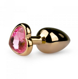 Indlæs billede til gallerivisning Metal Butt Plug No. 3 - Gold/Pink