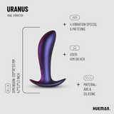Load image into Gallery viewer, Hueman - Black Hole Anal Vibrator With Penis Ring
