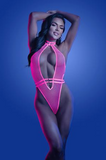 Load image into Gallery viewer, Fantasy Lingerie - Knockout Teddy - Pink