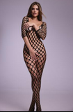 Load image into Gallery viewer, Fishnet Catsuit Safiya - Sort