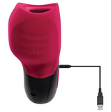 Load image into Gallery viewer, Evolved - Body Kisses vibrator - red/black 